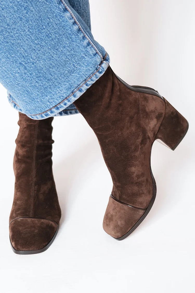 Lily | Elegant Suede Ankle Boots