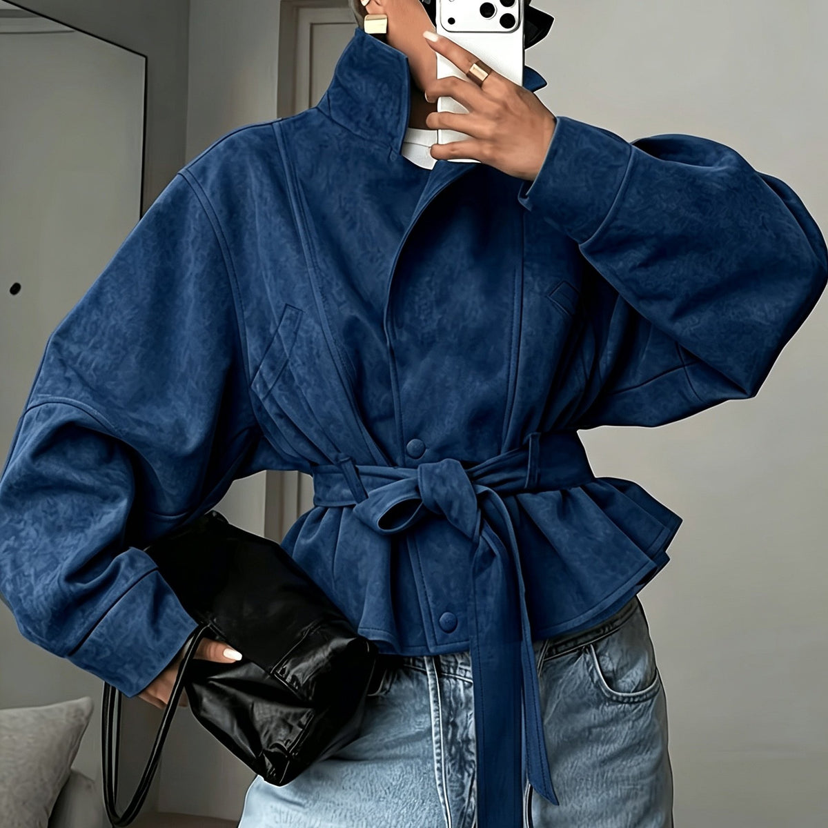 Vivienne | Belted Lapel Coat