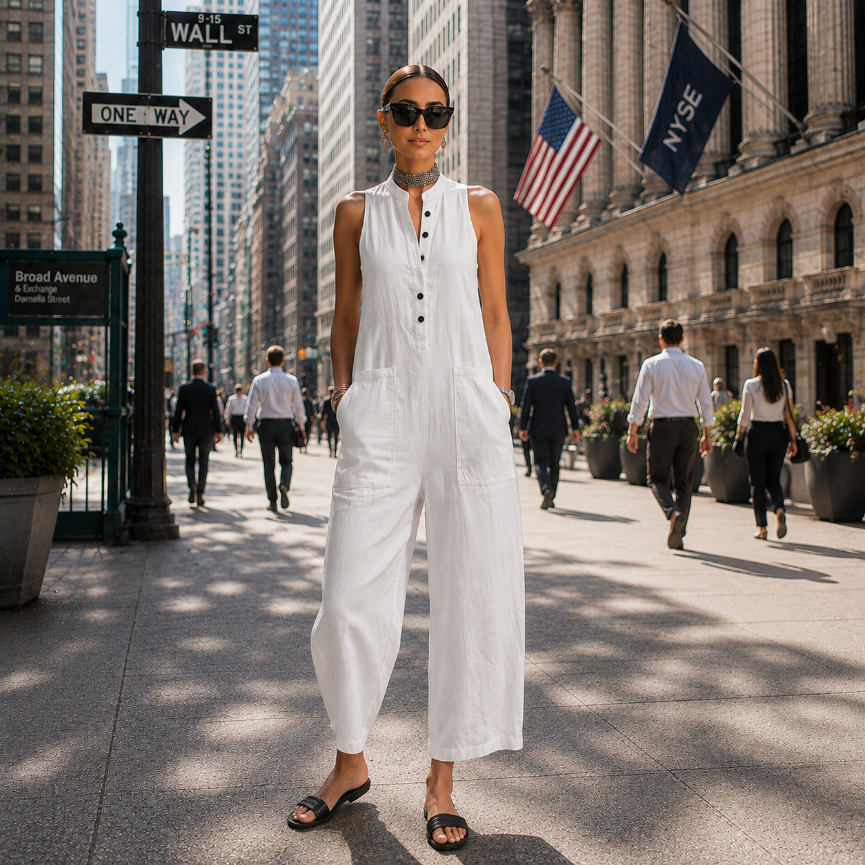 Sleeveless Minimalist Jumpsuit