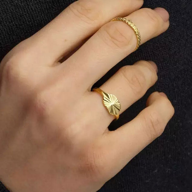 Aurizette | Sunray Ring 18K Gold