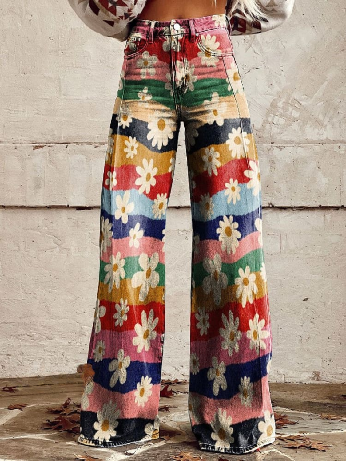 Leon - Elegant Floral Pants