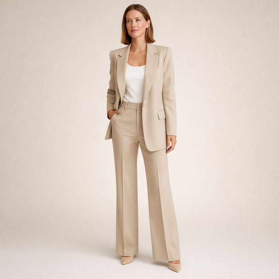 Vanessa suit set with flared trousers