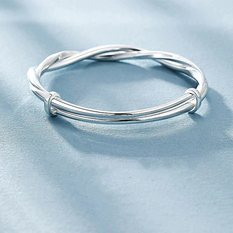 Braided Silver Bracelet
