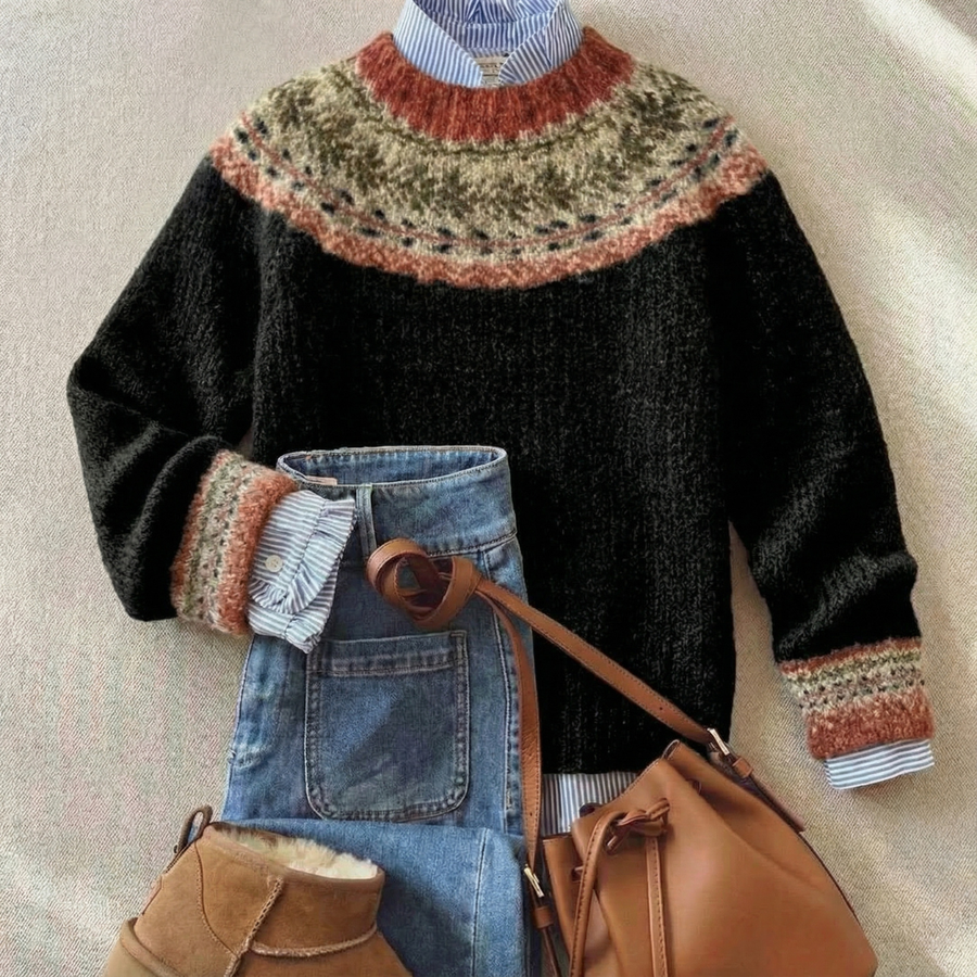 Zoryla elegant soft knit sweater – view 2