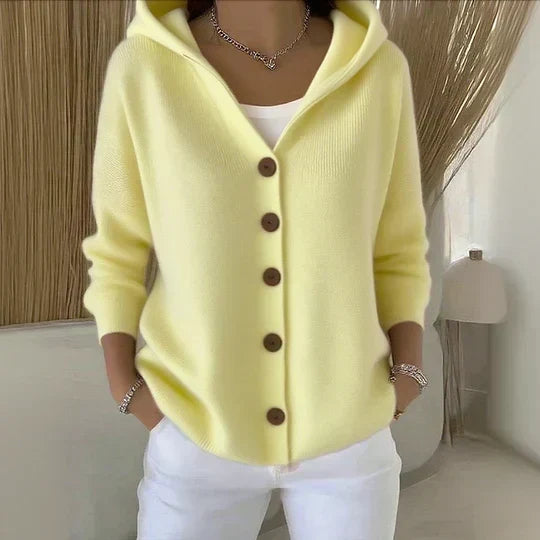 Everly – Hooded Knit Cardigan
