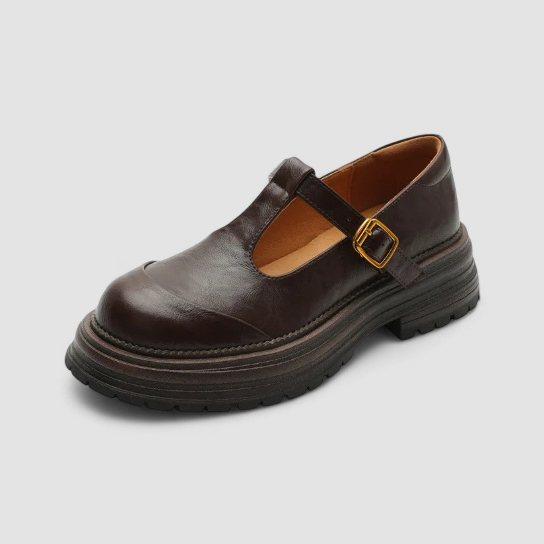 CHLOÉ | LUG SOLE T-STRAP SHOES
