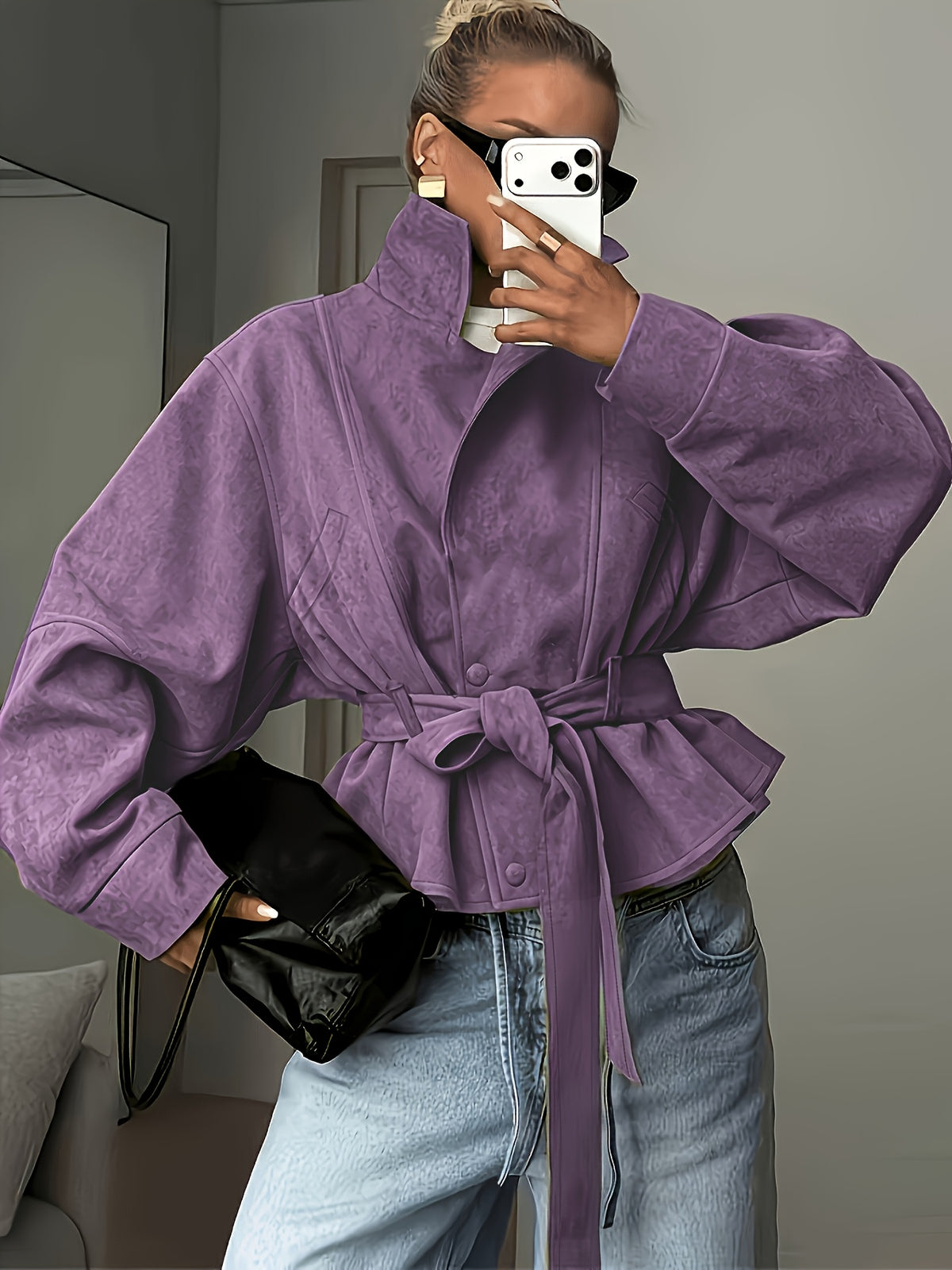 Vivienne | Belted Lapel Coat