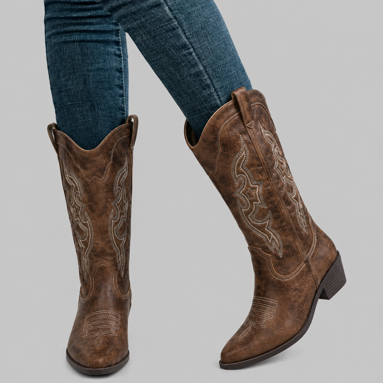 Women's Knee-High Western Cowboy Boots