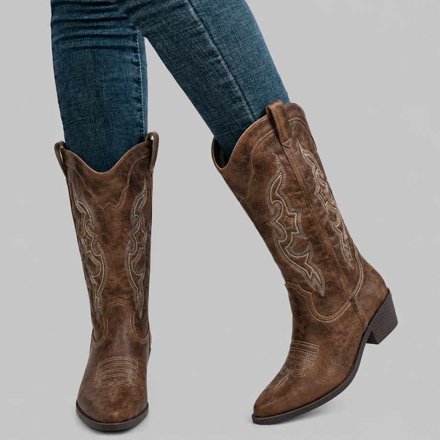 Women's Knee-High Western Cowboy Boots
