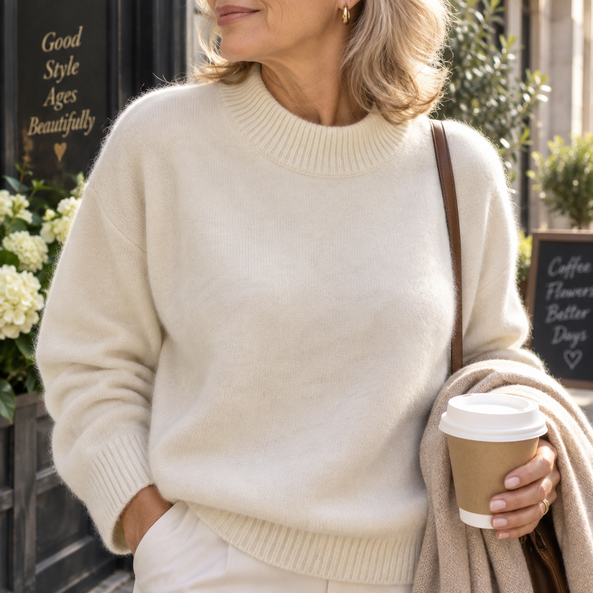 Bellamy | Cashmere-Blend Mock Neck Sweater