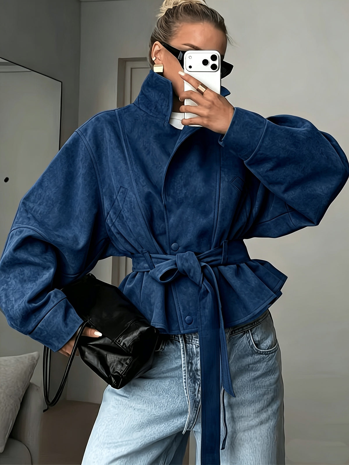 Vivienne | Belted Lapel Coat