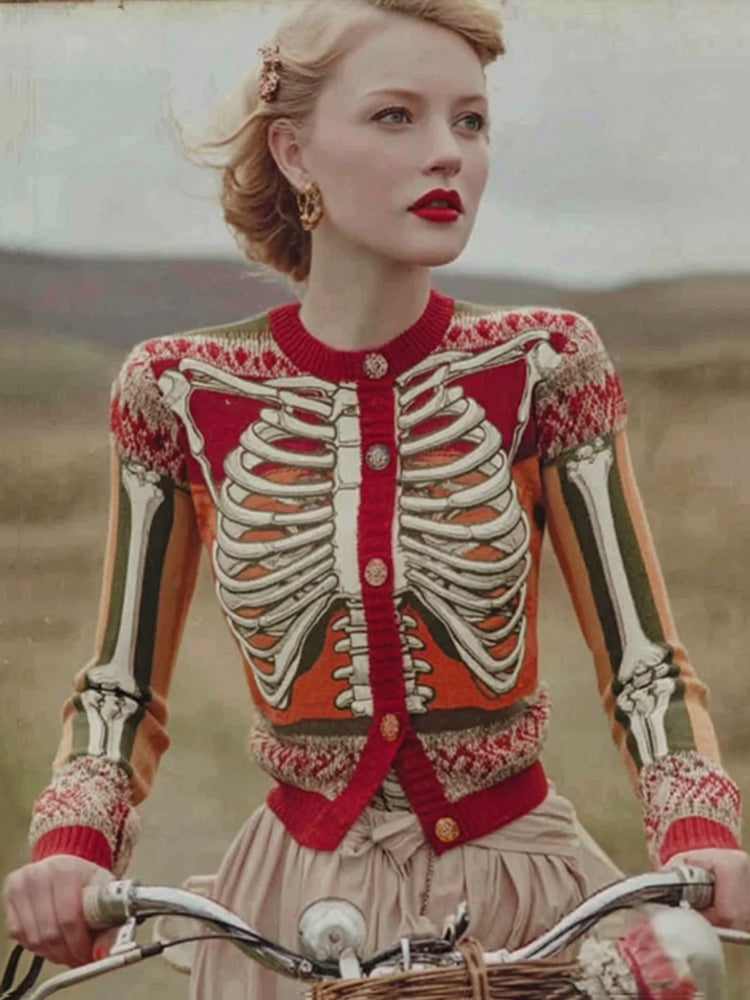 Litith™ Vintage Anatomy Cardigan