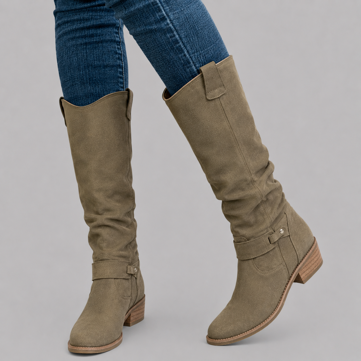Women's Versatile Flat Knee High Boots