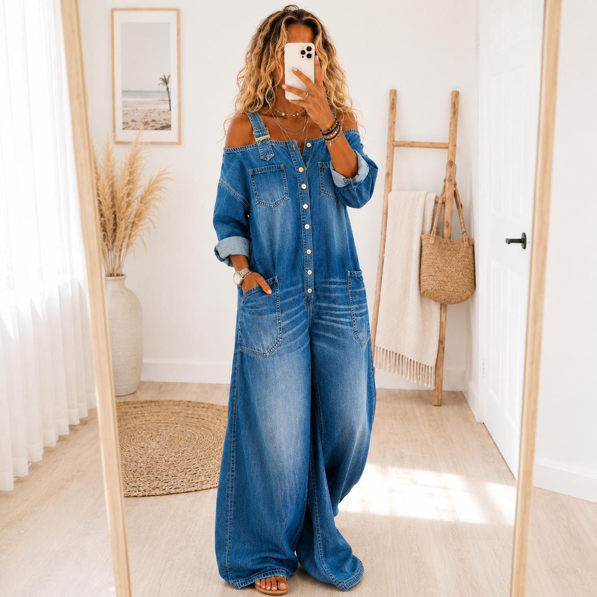 Sofia Denim Jumpsuit