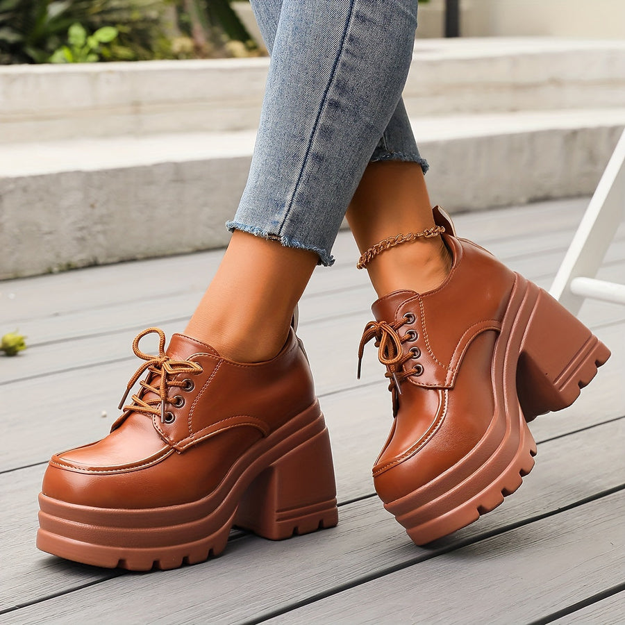 Vivian Lace-Up Ankle Boots