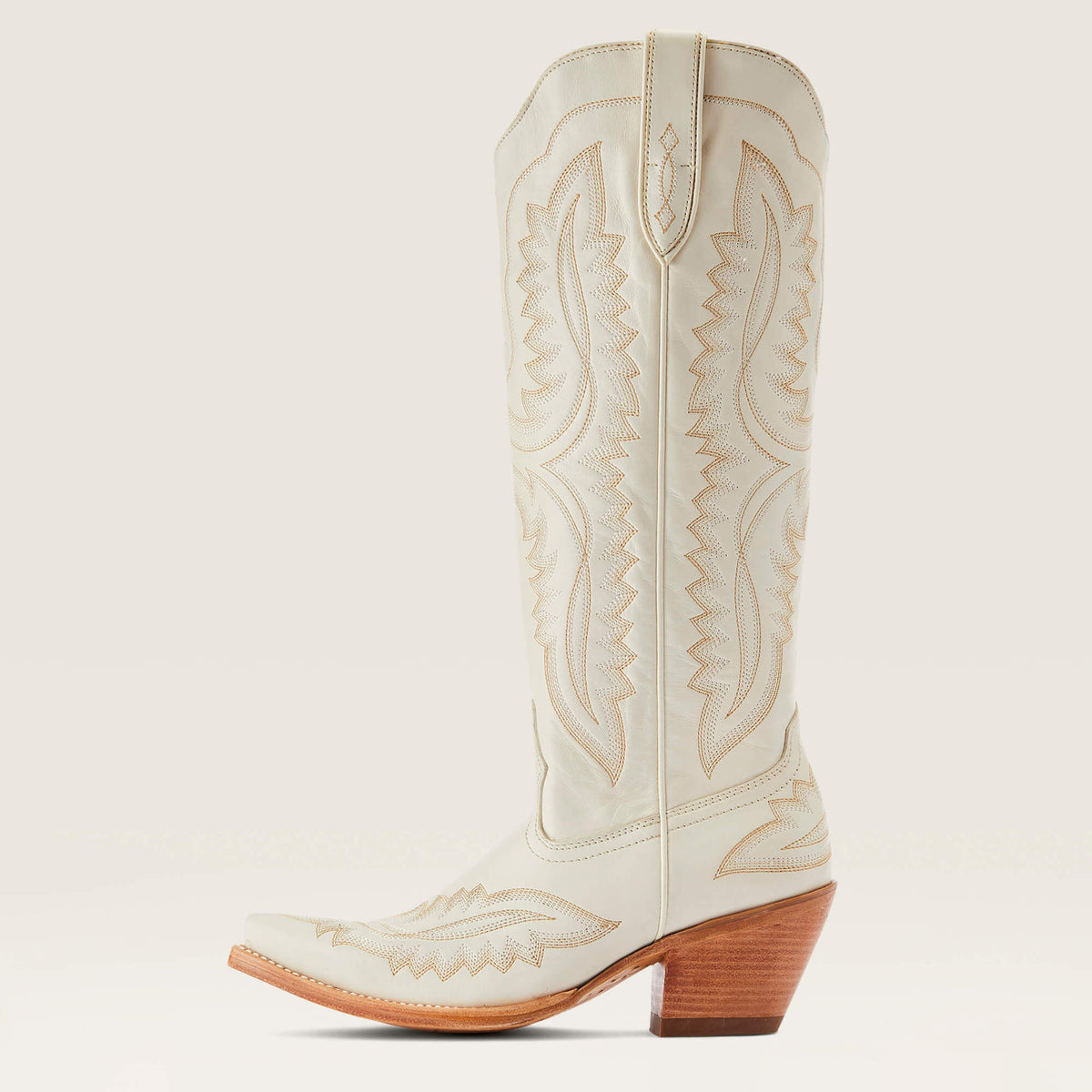 Women's Embroidered Cowboy Boots, Pointed Toe Low Heel