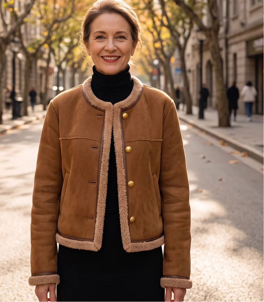 Audrey Buttoned Comfort Jacket