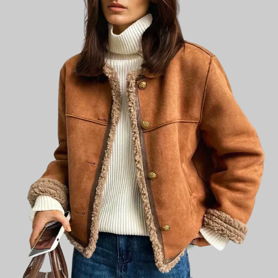 Audrey Buttoned Comfort Jacket