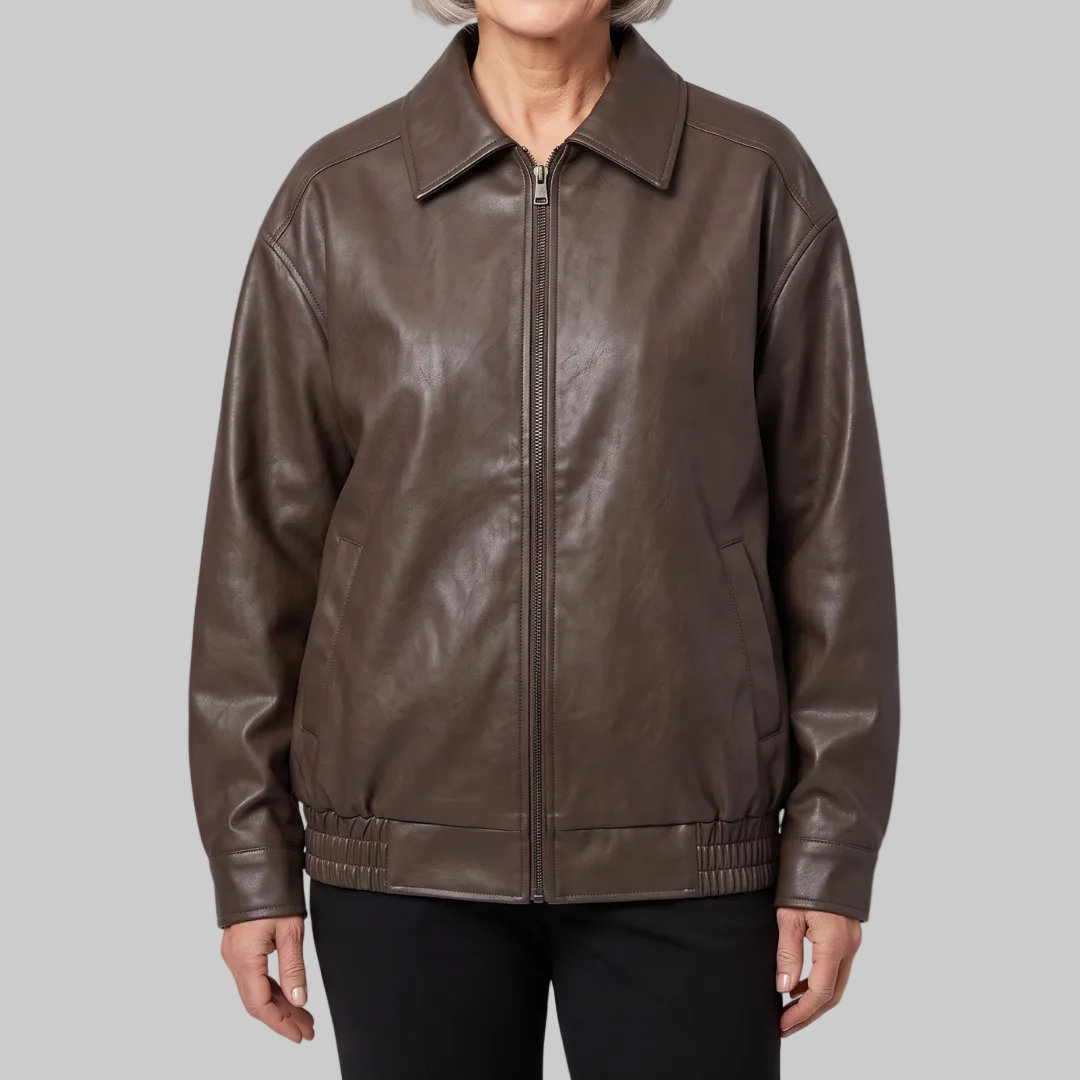 Joyce Relaxed Zip-Front Jacket