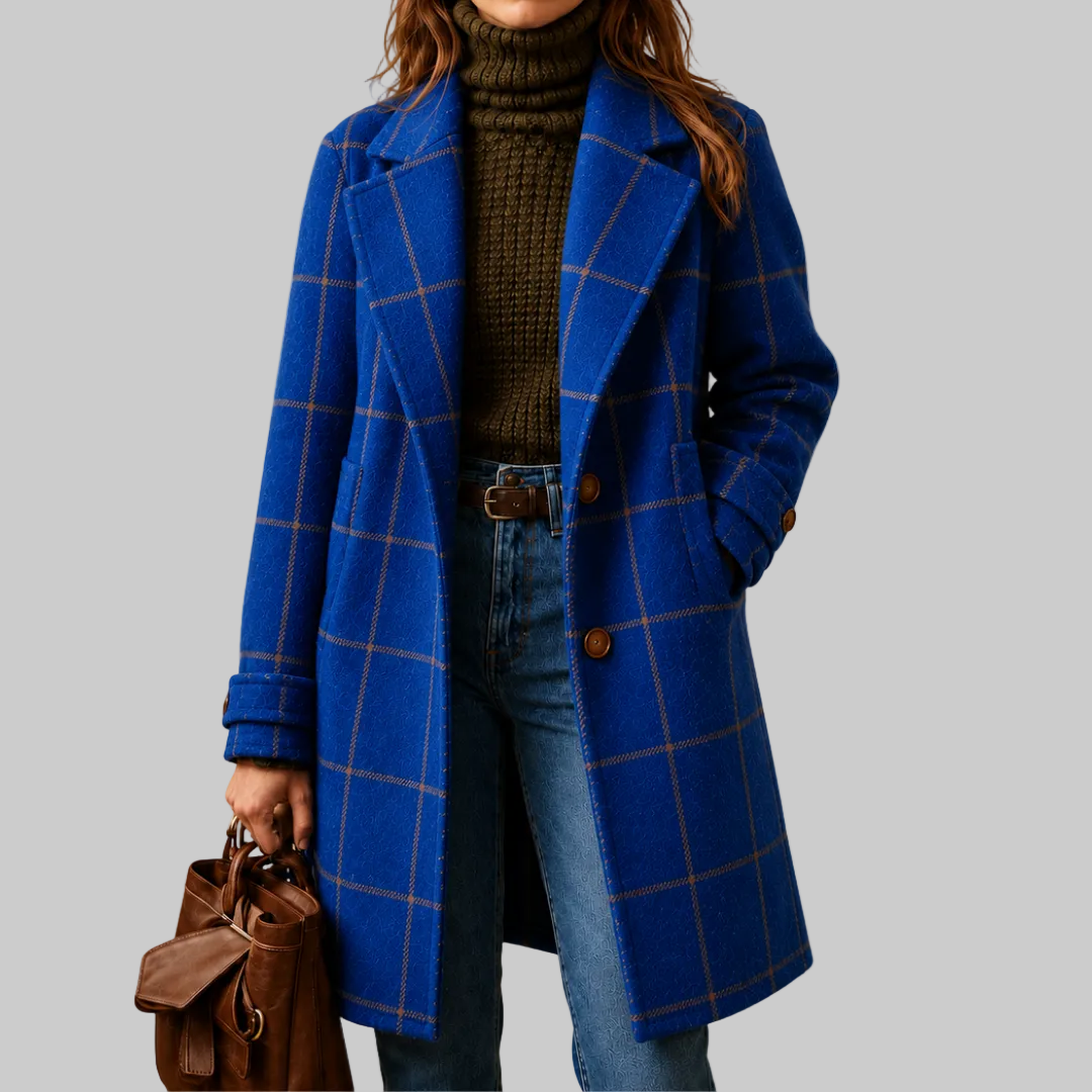 Lauren Classic Checkered Coat