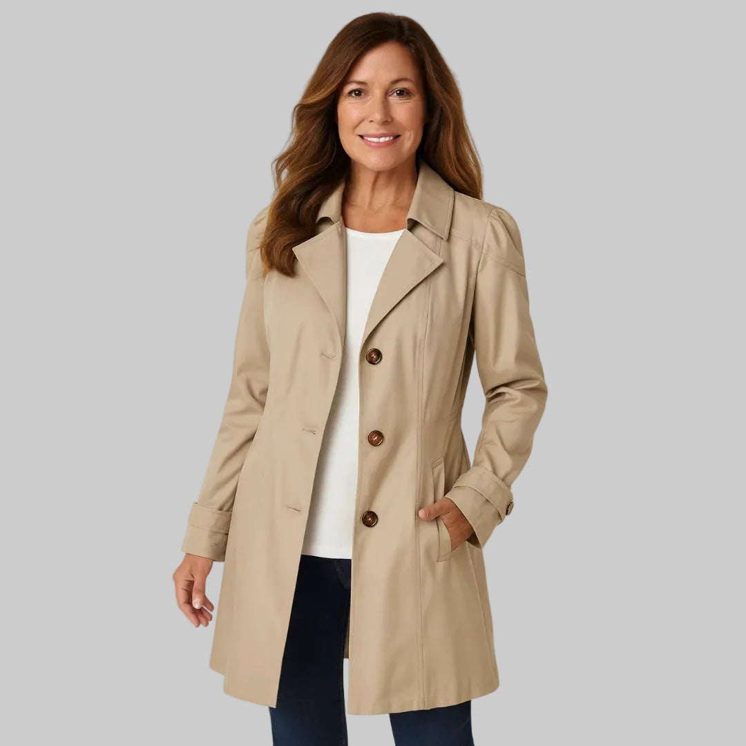 Rachel™ Stylish Windbreaker Trenchcoat