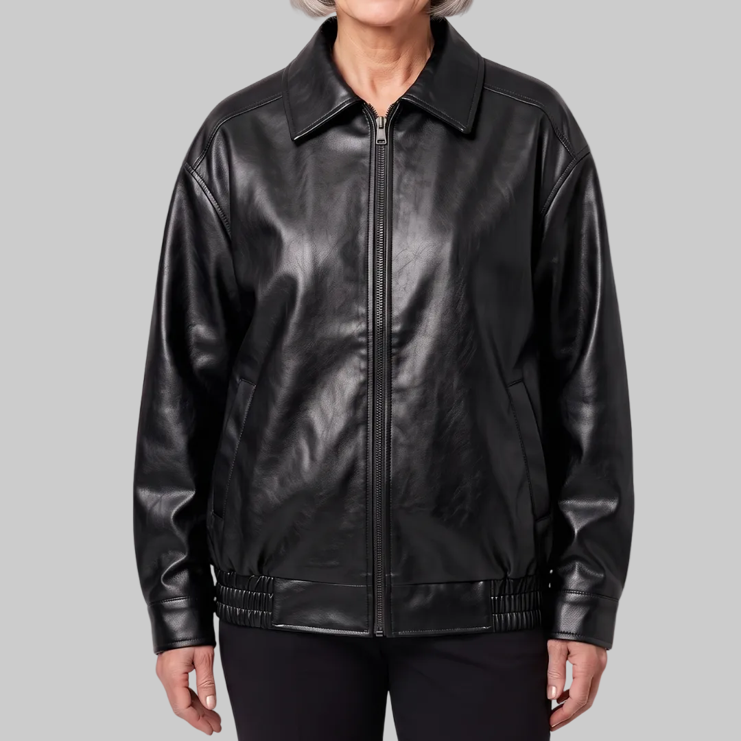 Joyce Relaxed Zip-Front Jacket