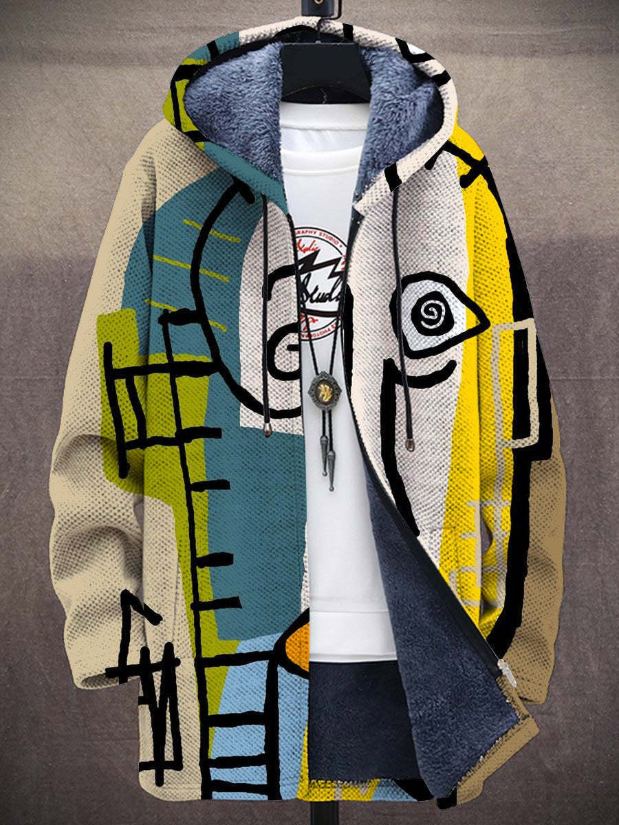 Bindi artistic zip-up cardigan