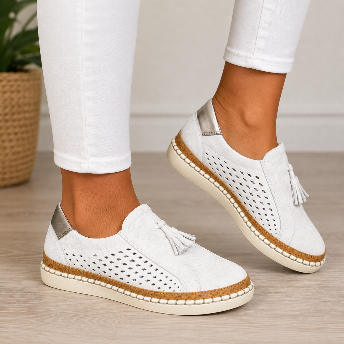 CHRISTINE | PERFORATED COMFORT LOAFERS