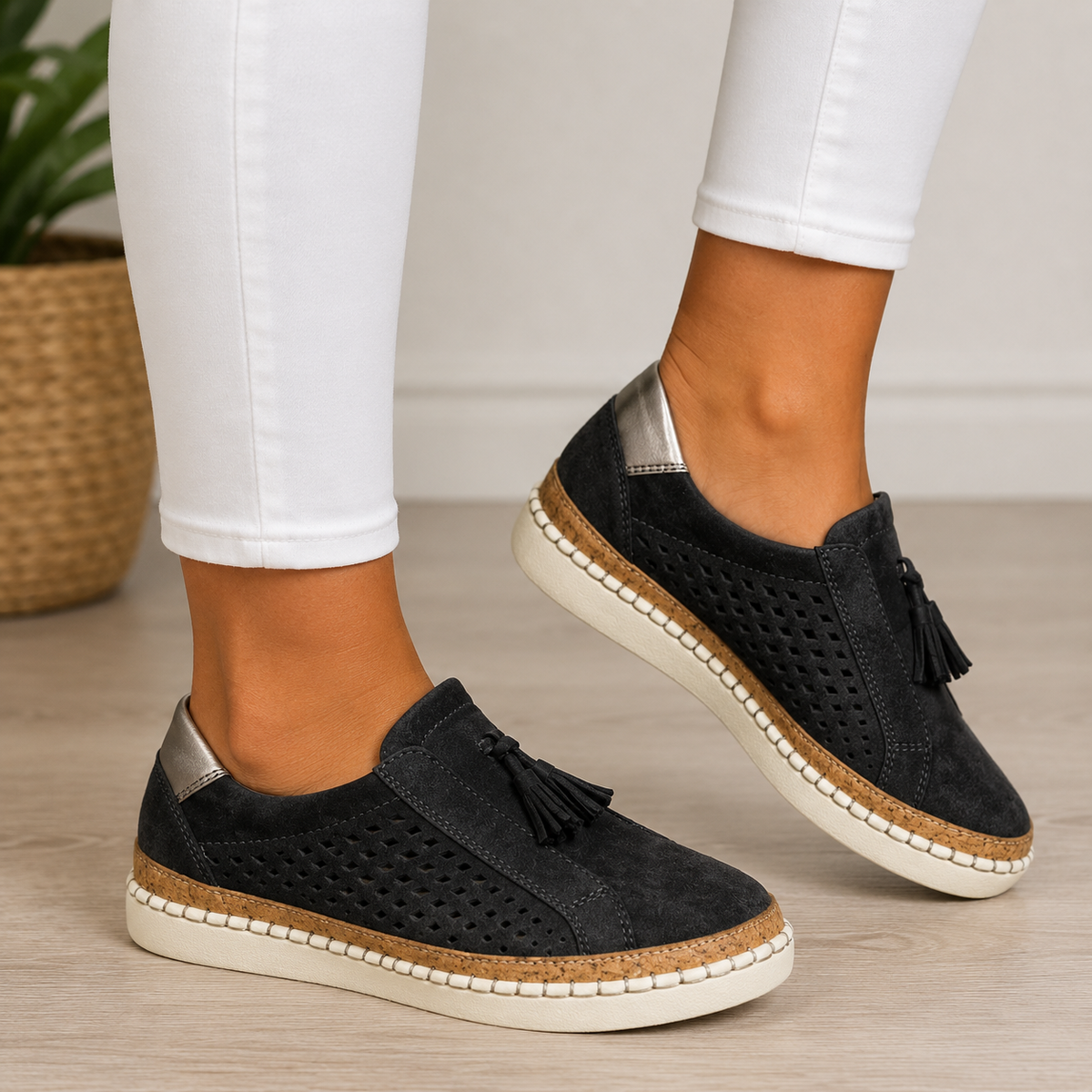 CHRISTINE | PERFORATED COMFORT LOAFERS