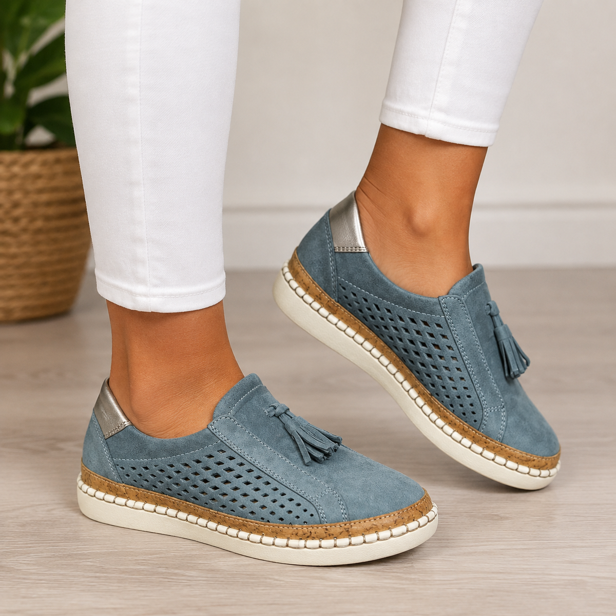 CHRISTINE | PERFORATED COMFORT LOAFERS
