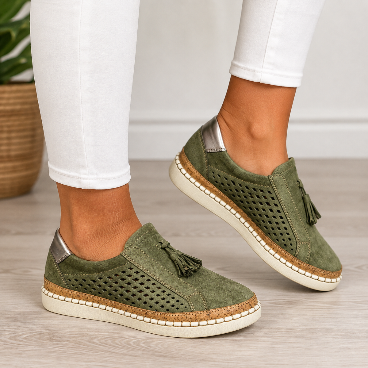 Judith - Cushioned Slip-On Loafers