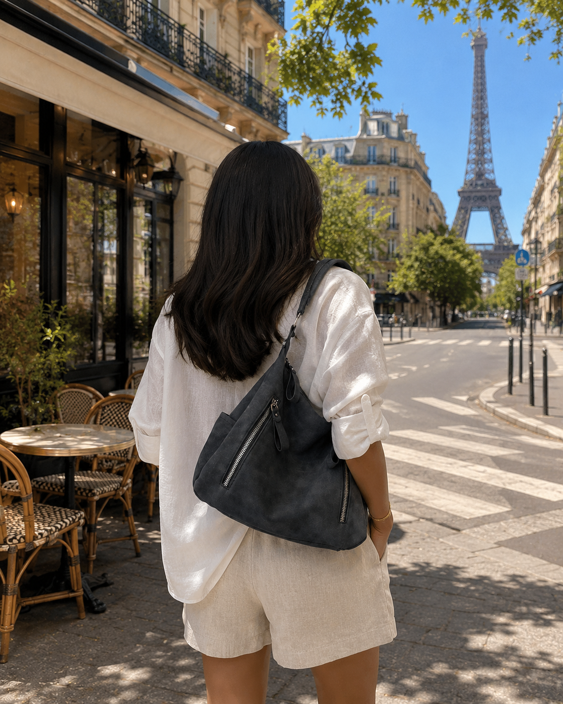 Adèle | Textured shoulder bag