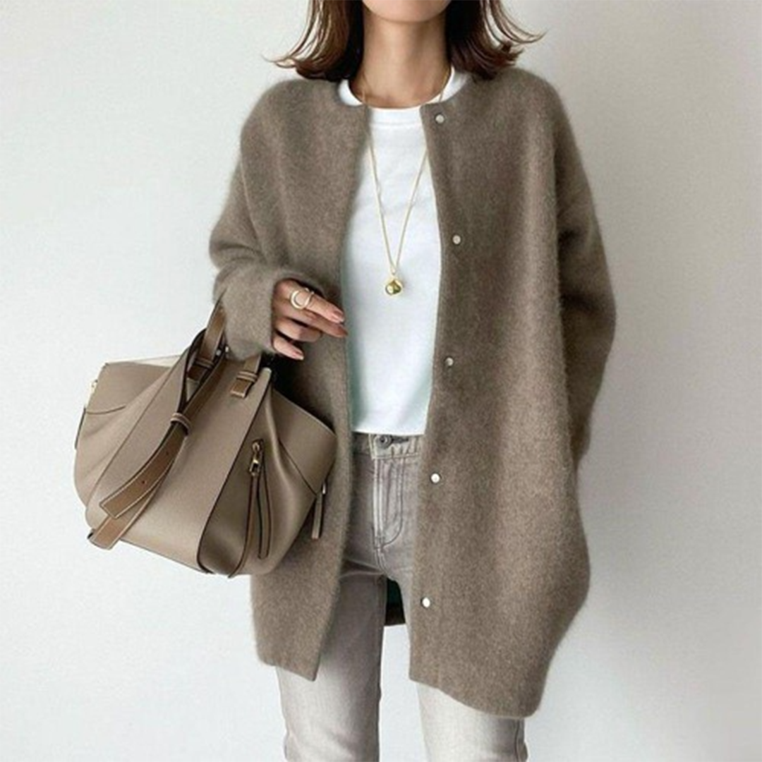 Alicia | Long Soft-Knit Cardigan