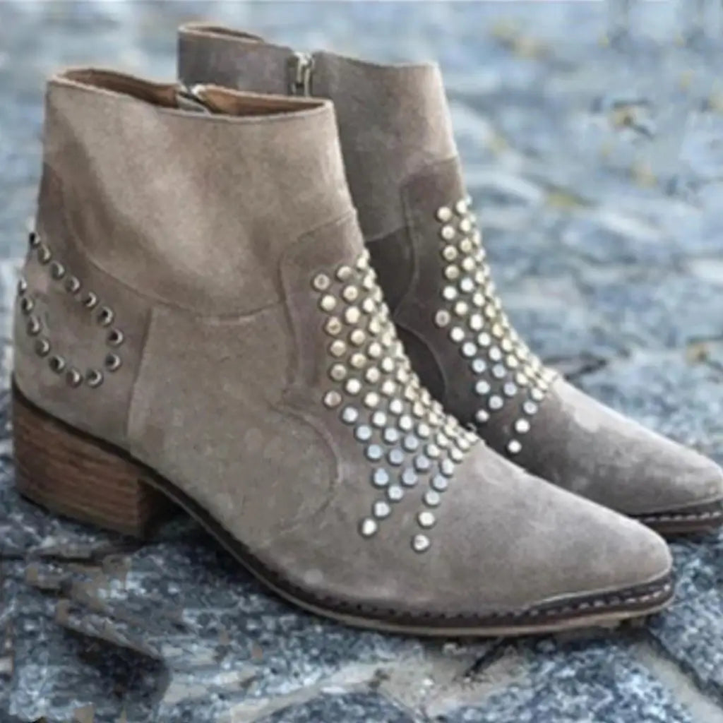 Annabel - Studded Ankle Boots
