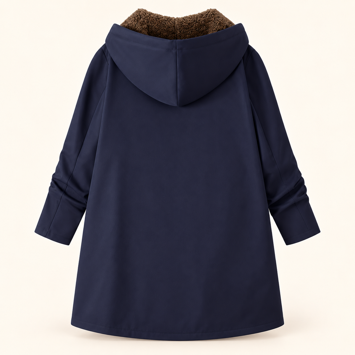 Evelyn™ | Cozy Sherpa-Lined Hooded Coat