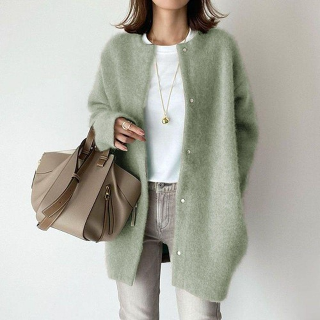 Alicia | Long Soft-Knit Cardigan