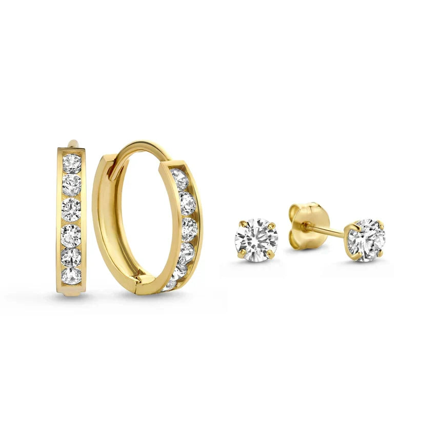 Syrenellee | Earrings Set 14k Gold