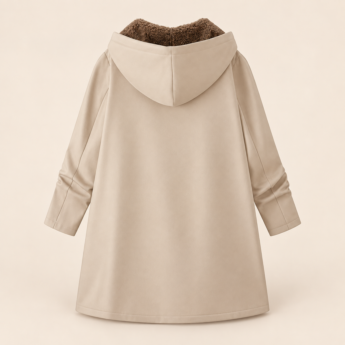 Evelyn™ | Cozy Sherpa-Lined Hooded Coat