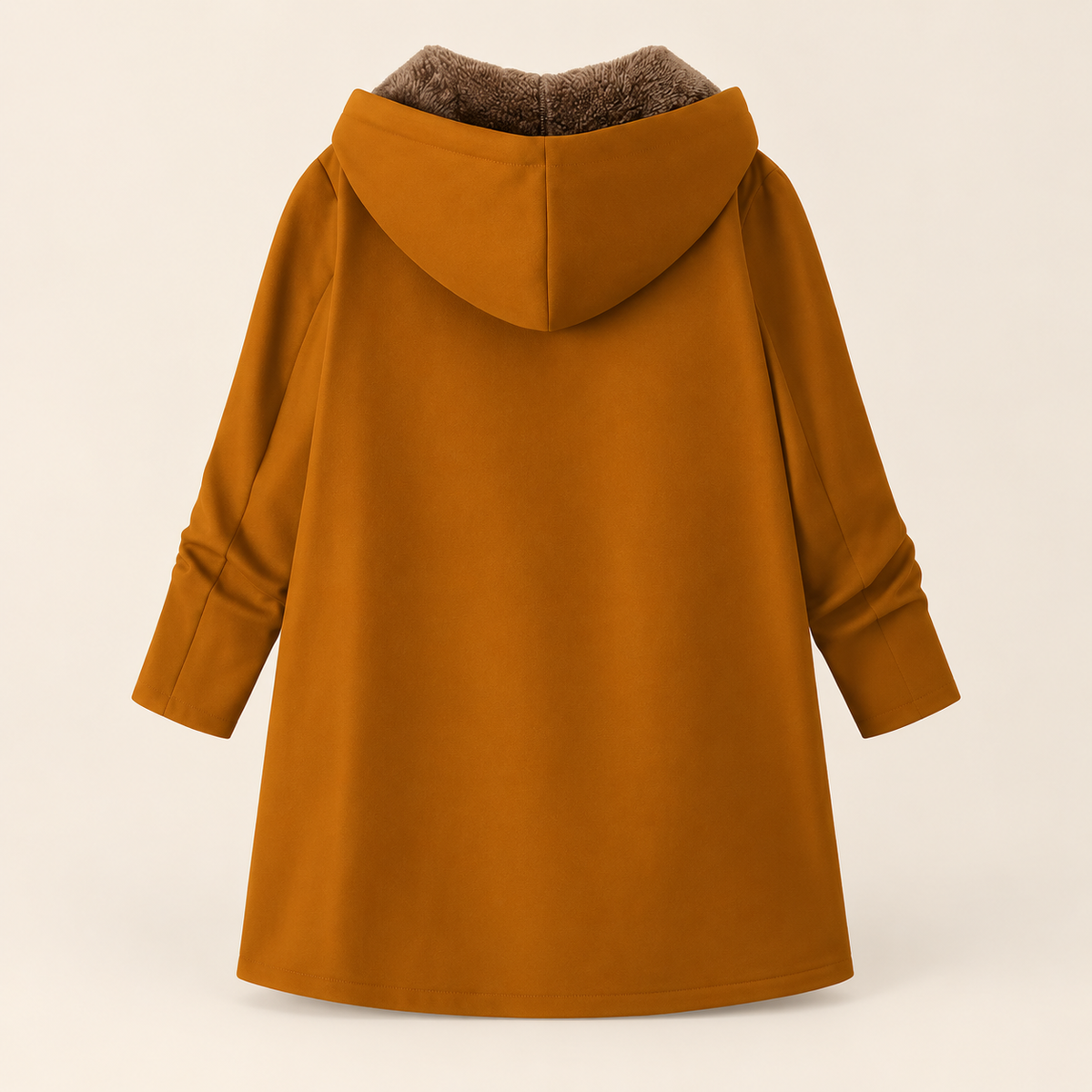 Evelyn™ | Cozy Sherpa-Lined Hooded Coat