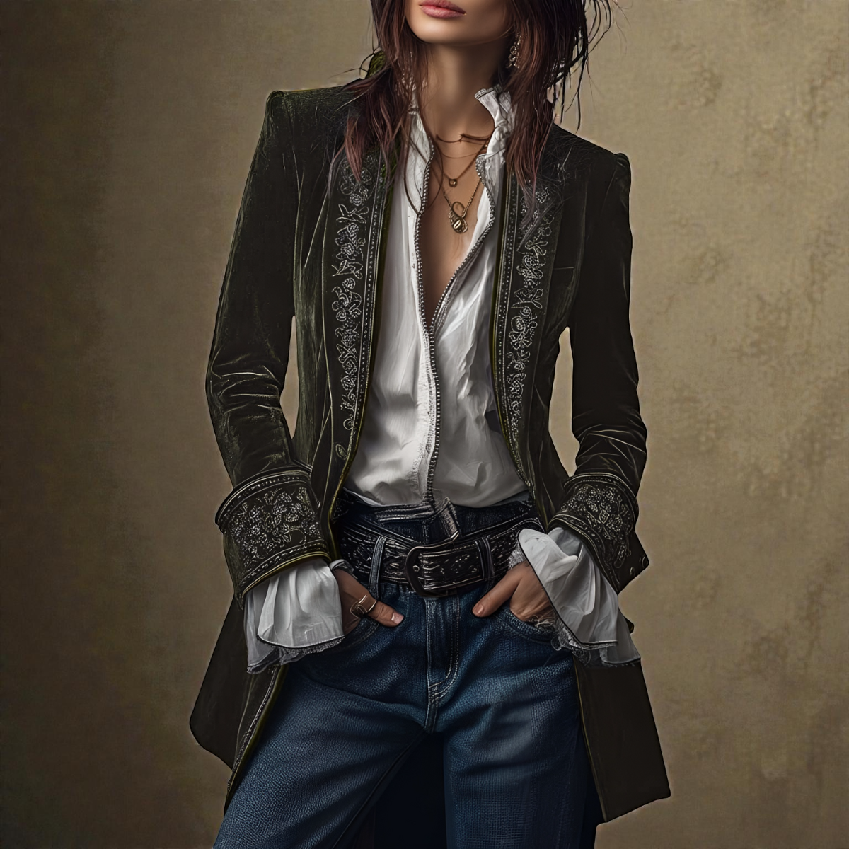 Elise | Velvet Jacket