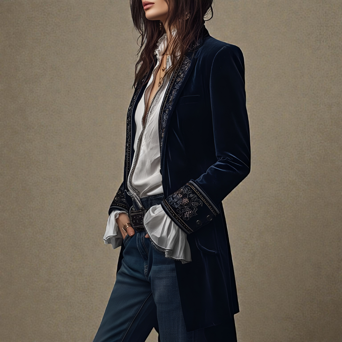 Elise | Velvet Jacket