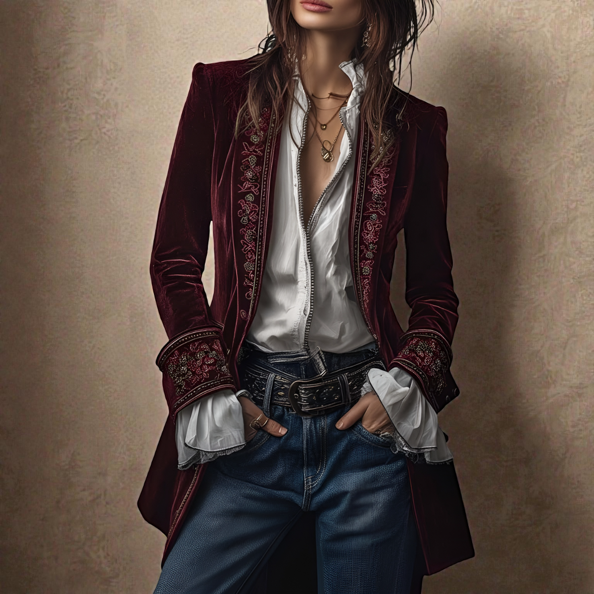 Elise | Velvet Jacket