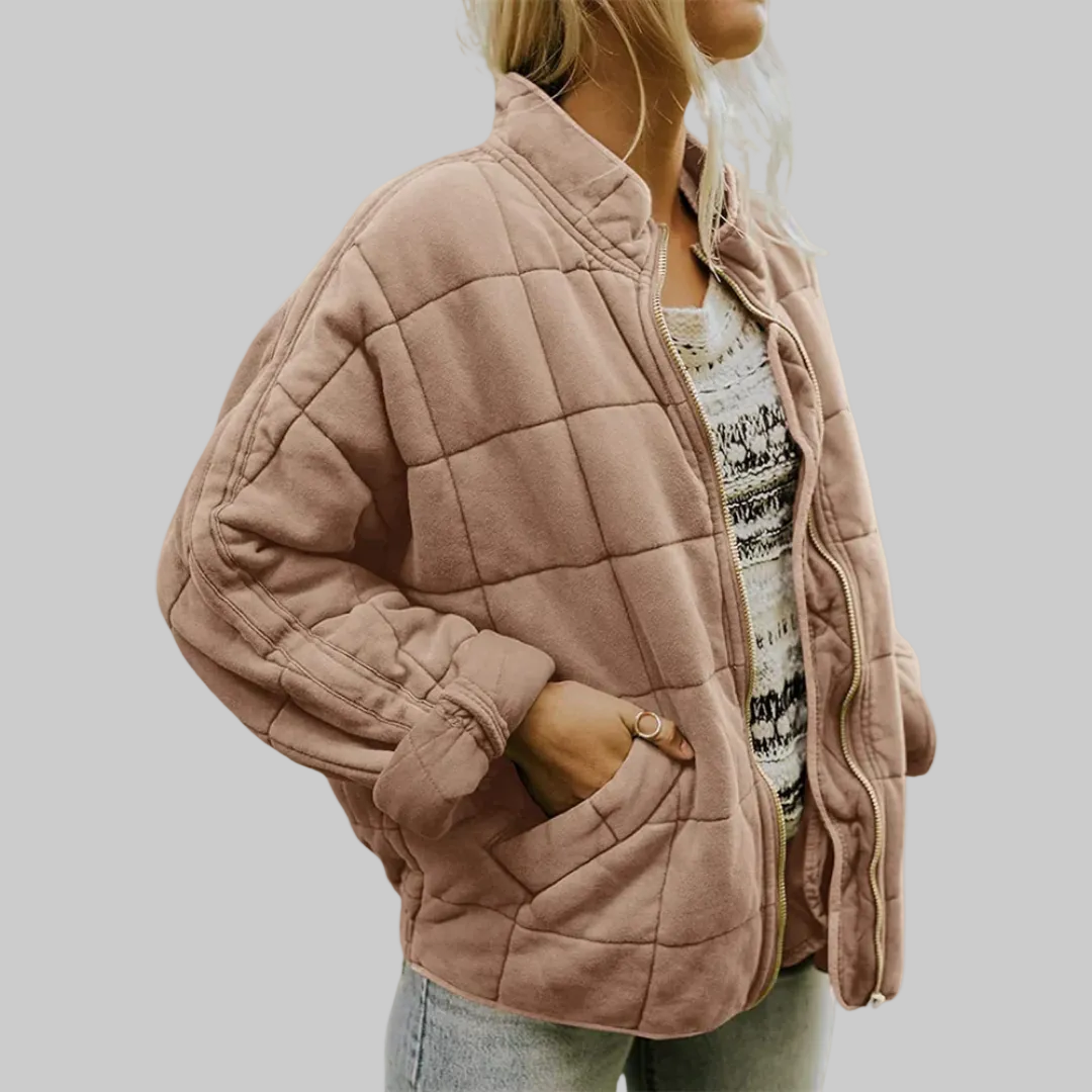 Celeste | Soft Quilted Jacket with Zipper