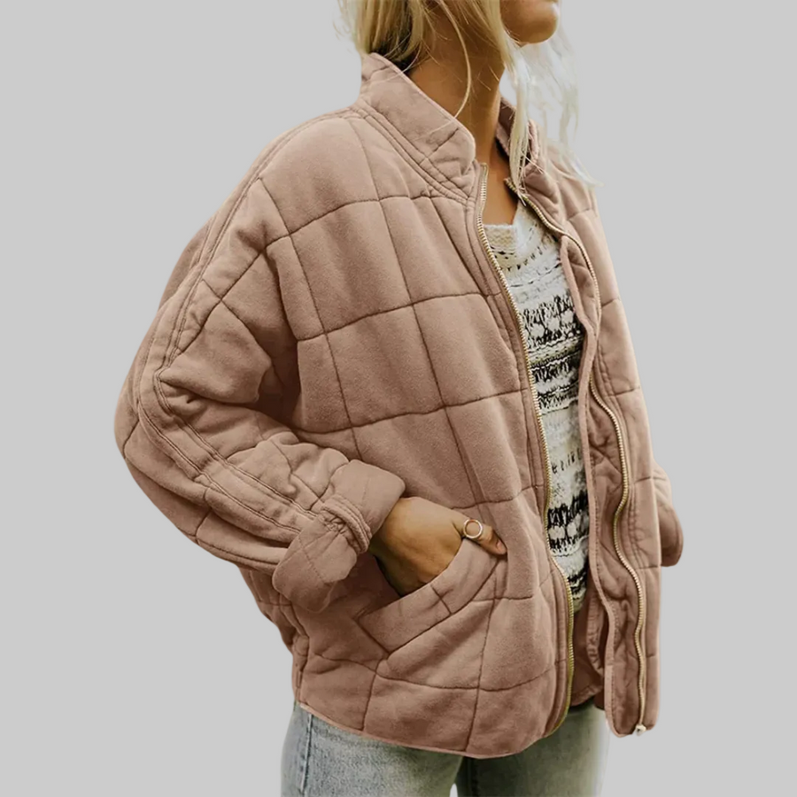 Celeste | Soft Quilted Jacket with Zipper