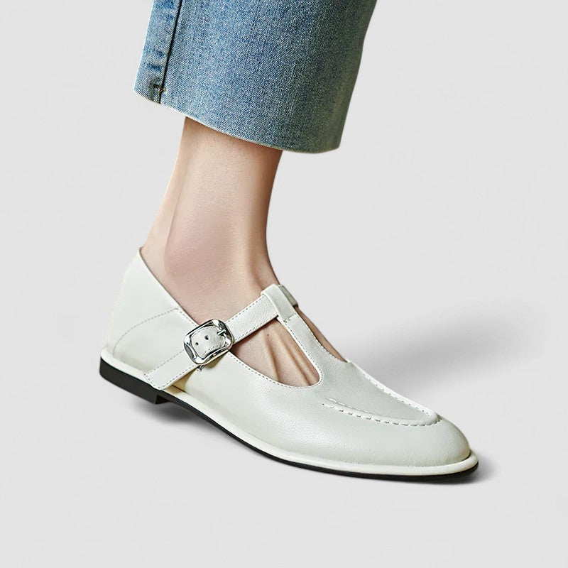 AMÉLIE | LOW HEEL BROGUE MARY JANES