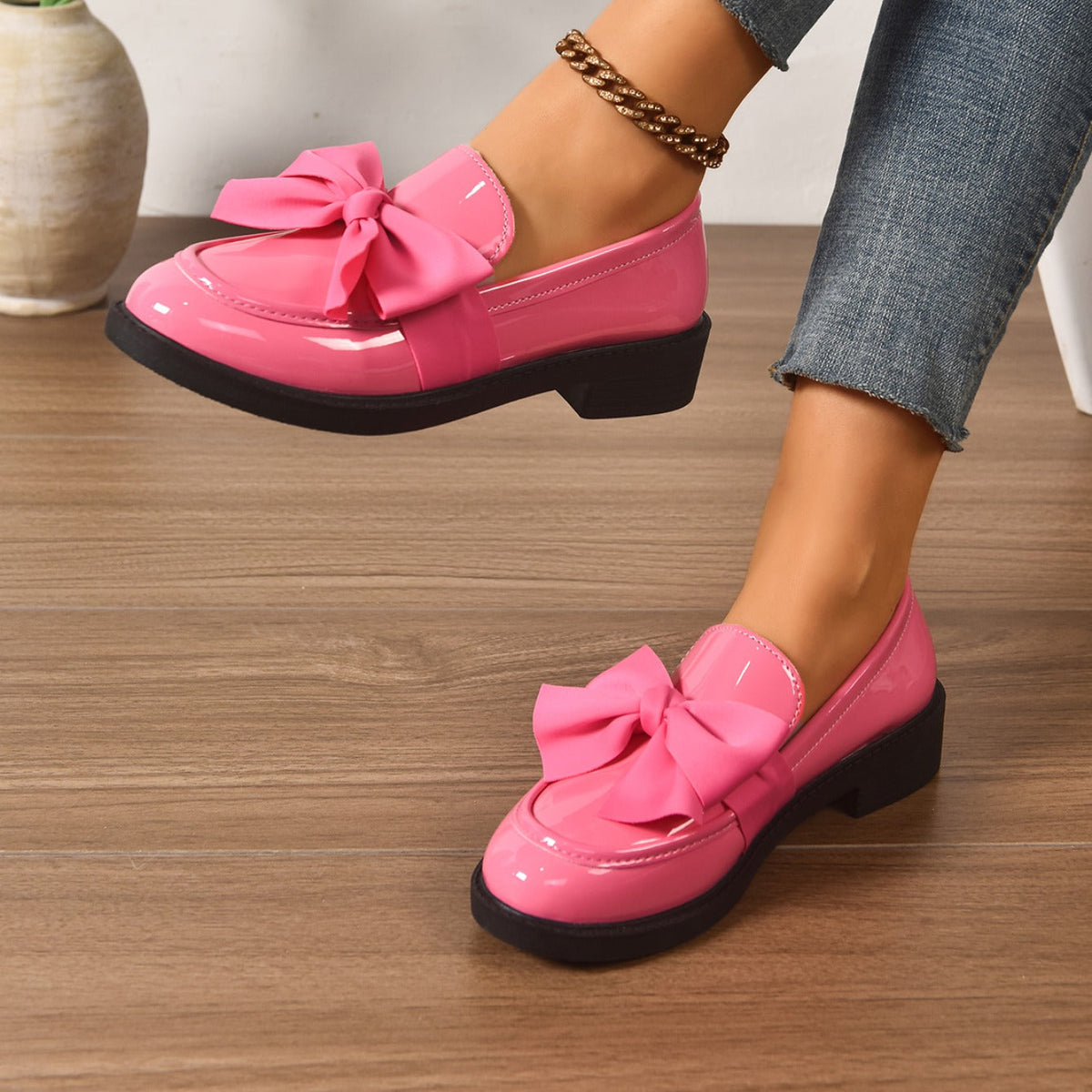 Veronica | Bow Loafers