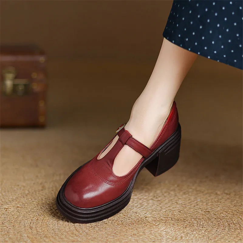 ÉLISE | BLOCK HEEL MARY JANES