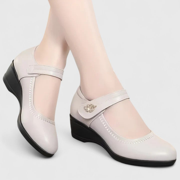 ÉLISE | COMFORT WEDGE MARY JANES