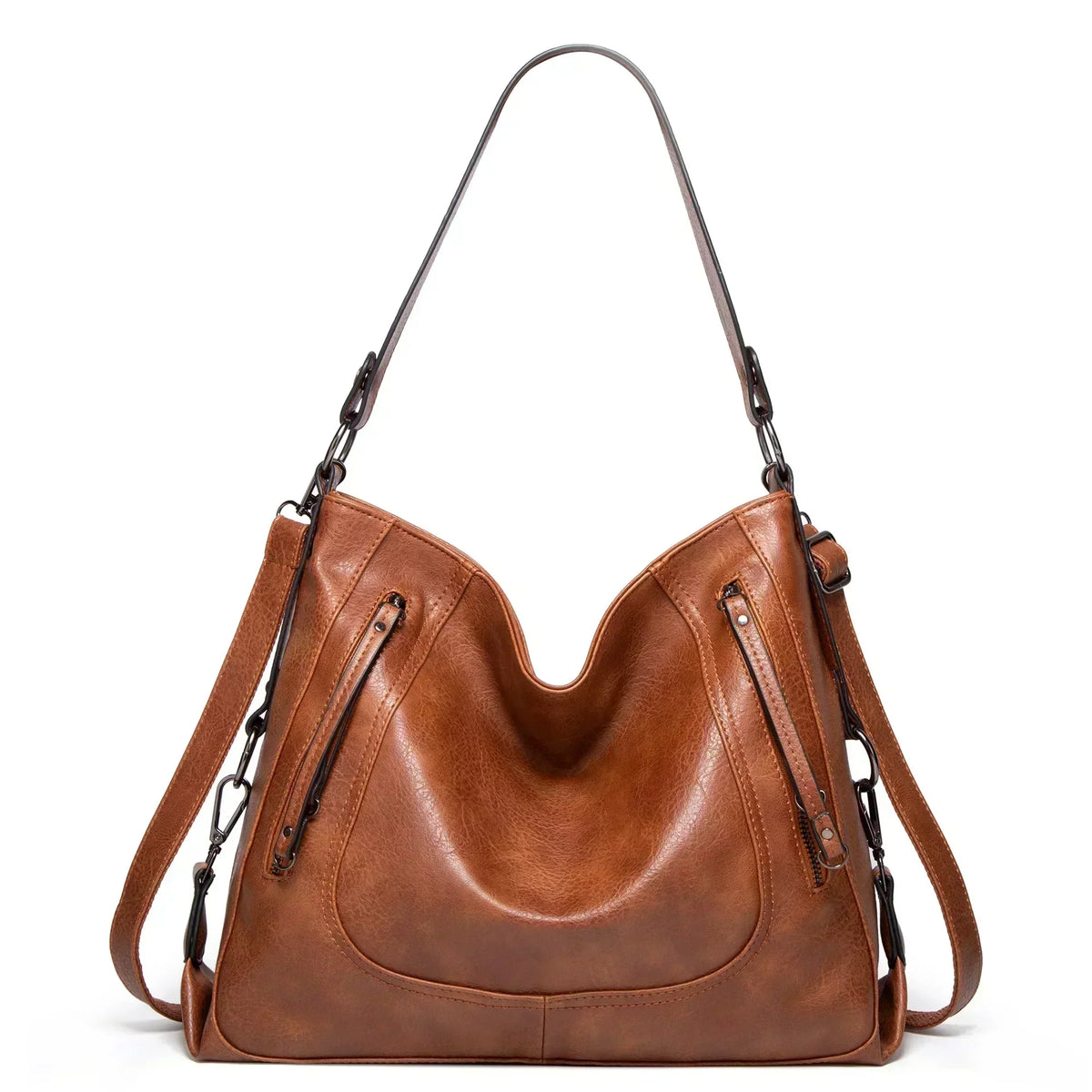 Evening Glow | Luxe Leather Bag