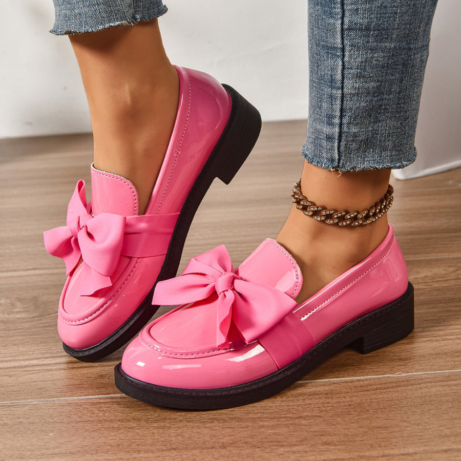 Veronica | Bow Loafers